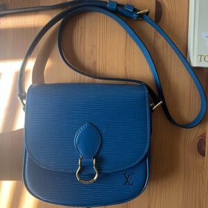 Vintage Louis Vuitton // Epi Saint Cloud (blue)